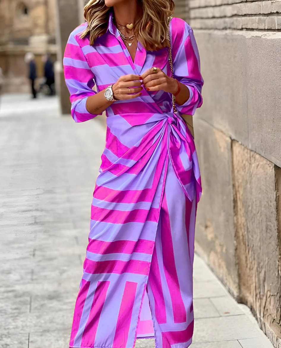 Emily | Printed Wrap Dress