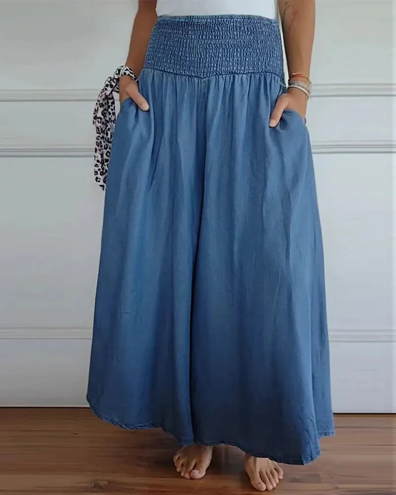 Sienna | High-Waisted Wide-Leg Trousers