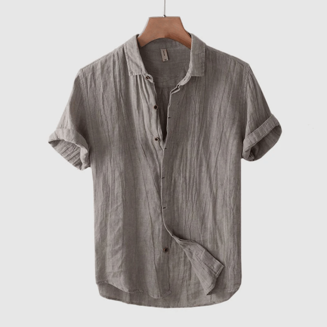Sean | Short Sleeve Linen Shirt