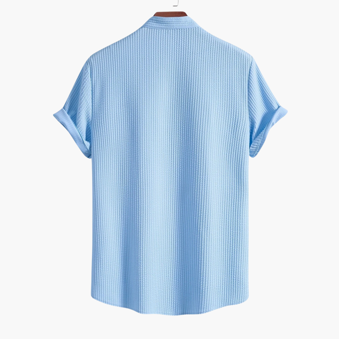Cyrus | Men's Shirt with Stand-Up Collar