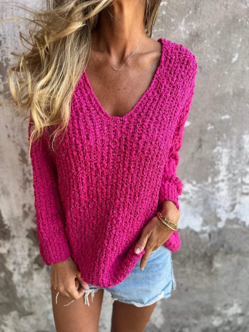 Alira | Cozy Textured Knit Sweater