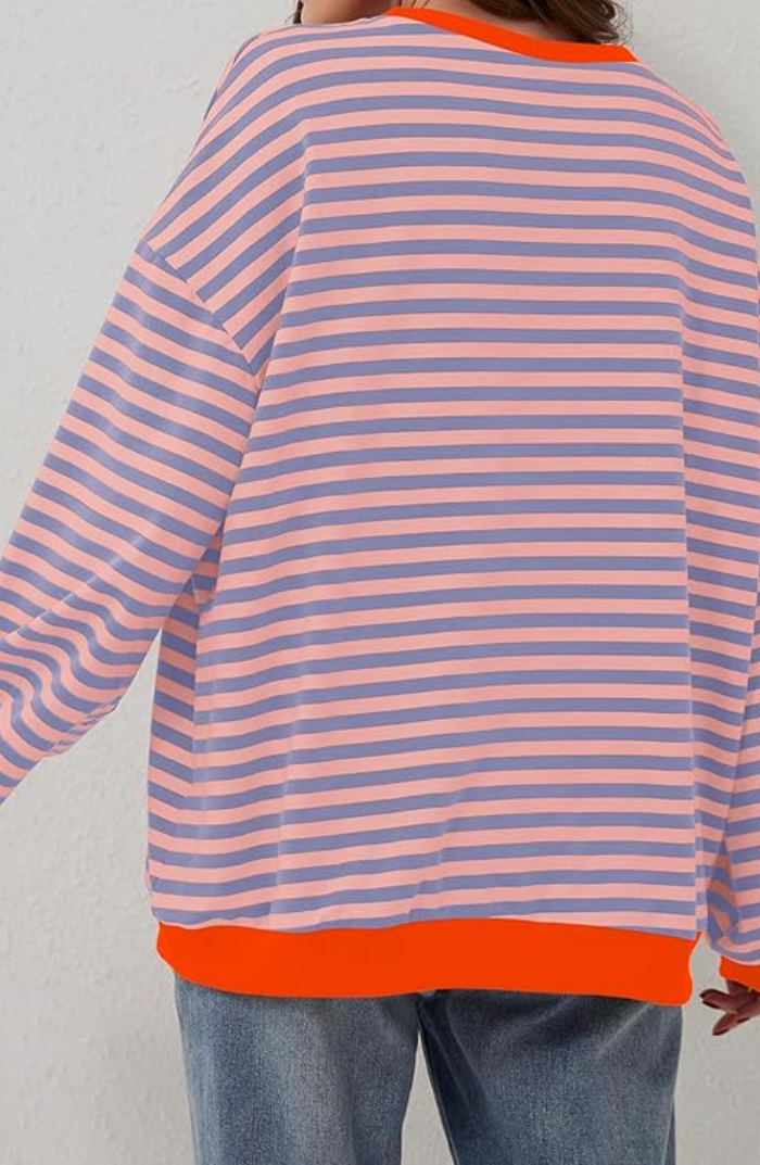 Tara | Striped Oversized Sweater
