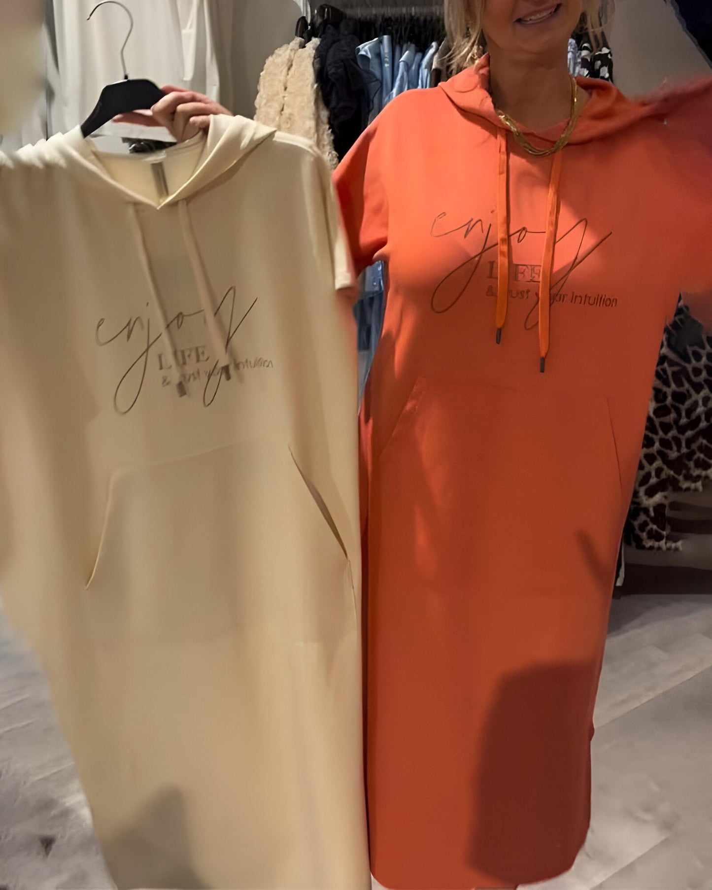 Saskia | Relaxed Fit Hoodie Dress