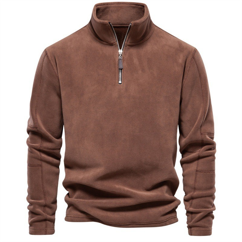 Lorcan | Fleece Pullover with Quarter Zipper