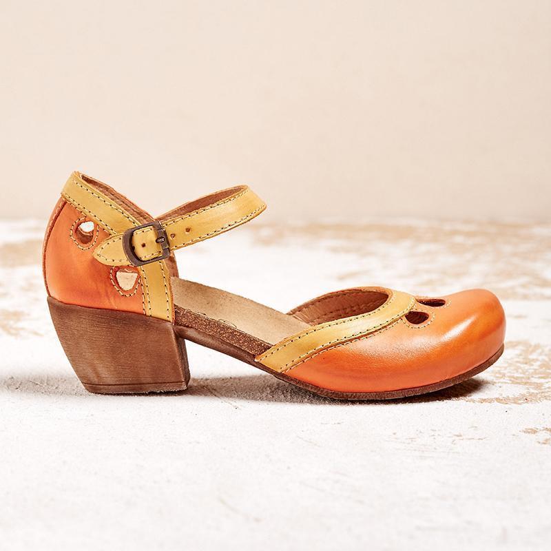 Selene | Orthopedic Sandals with Low Heel