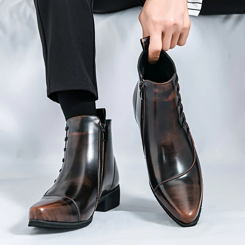 Cathal | Leather Boots