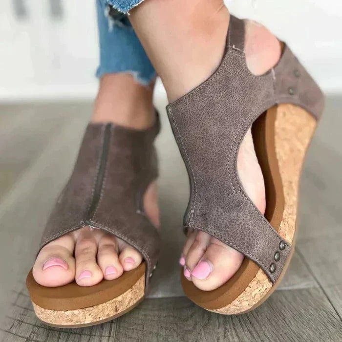 Estelle | Stylish and Comfortable Wedge Heel Sandals