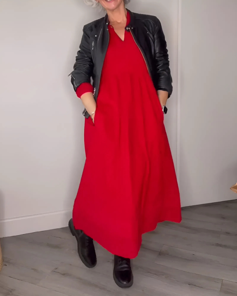 Rhea | Elegant Pocket Dress