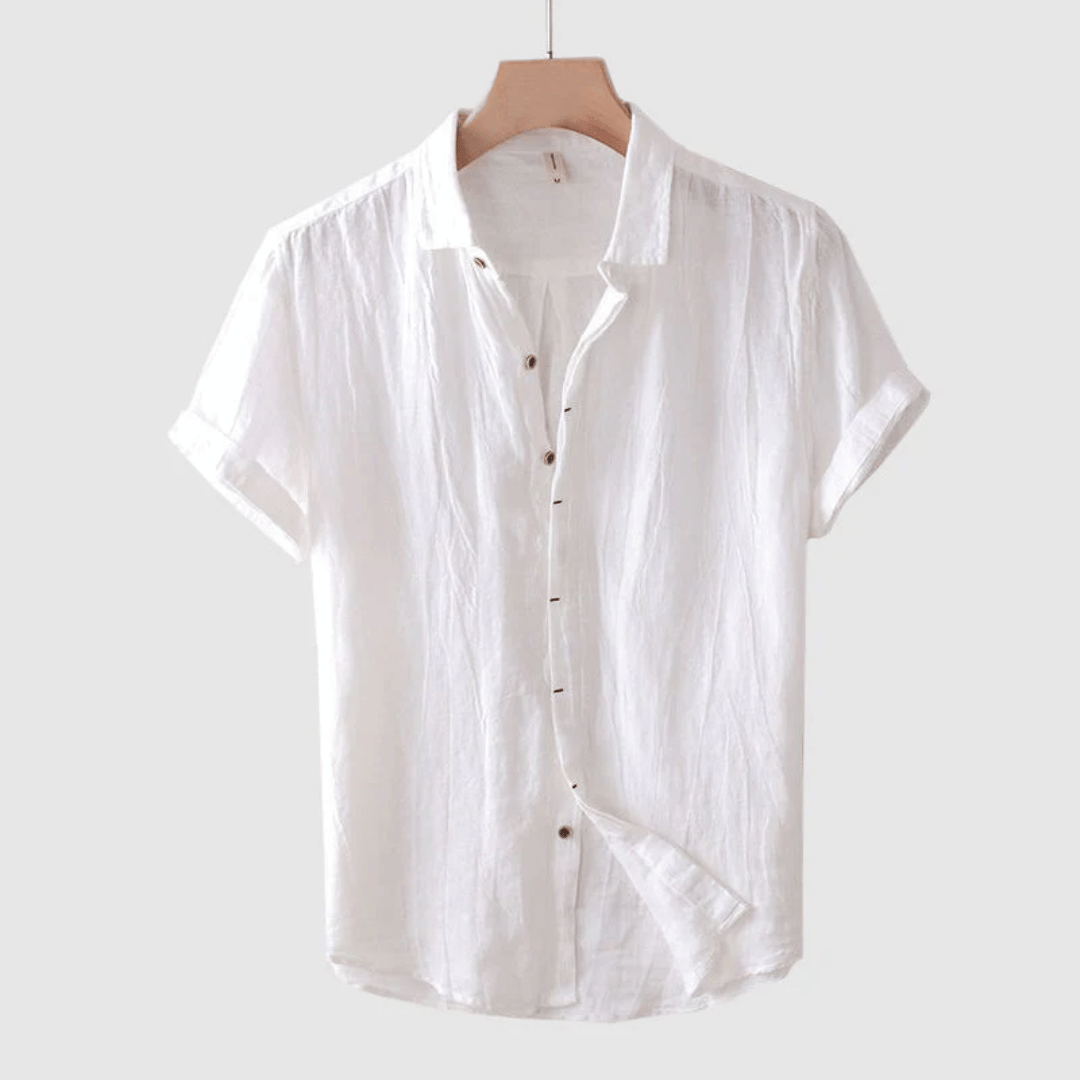 Sean | Short Sleeve Linen Shirt