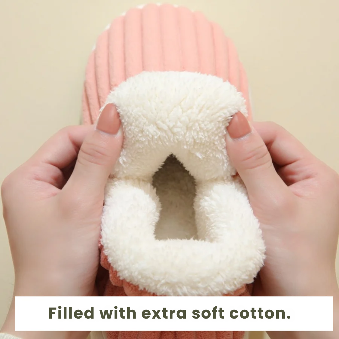 Aurelia | Therapeutic Fluffy Fleece Winter Slippers