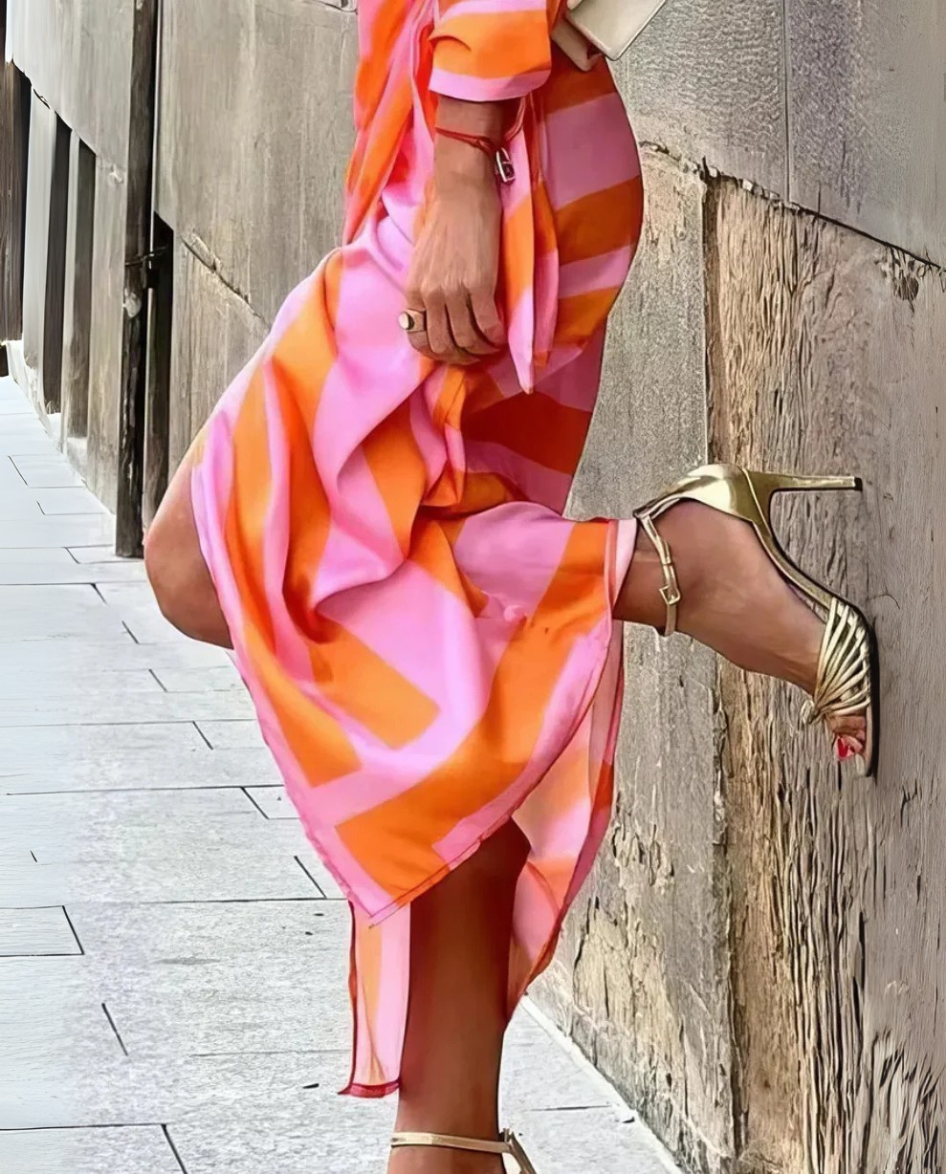 Emily | Printed Wrap Dress