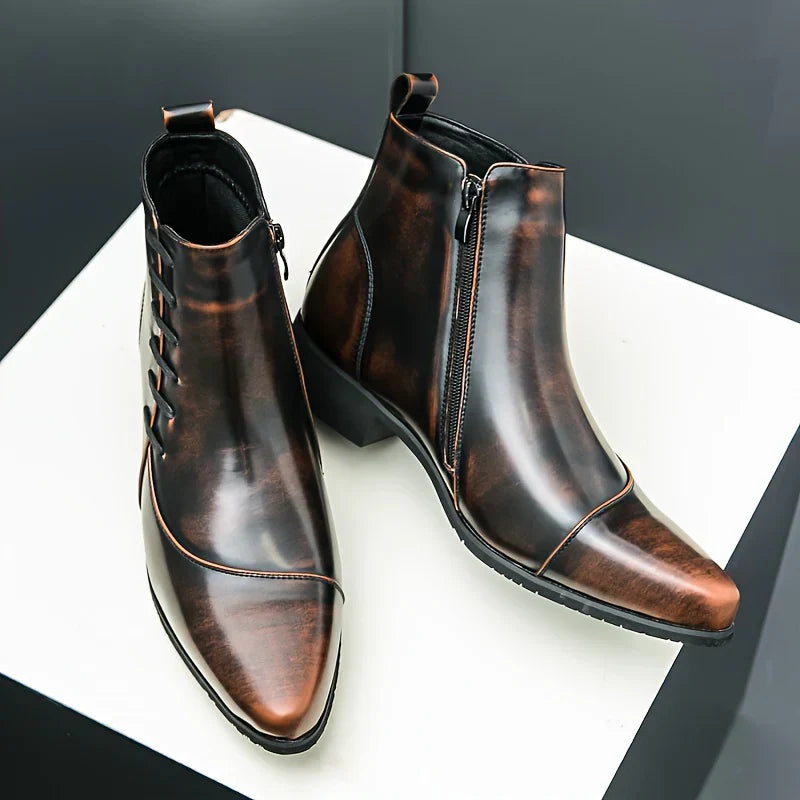 Cathal | Leather Boots