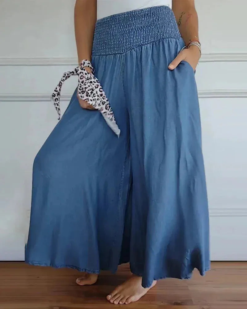 Sienna | High-Waisted Wide-Leg Trousers