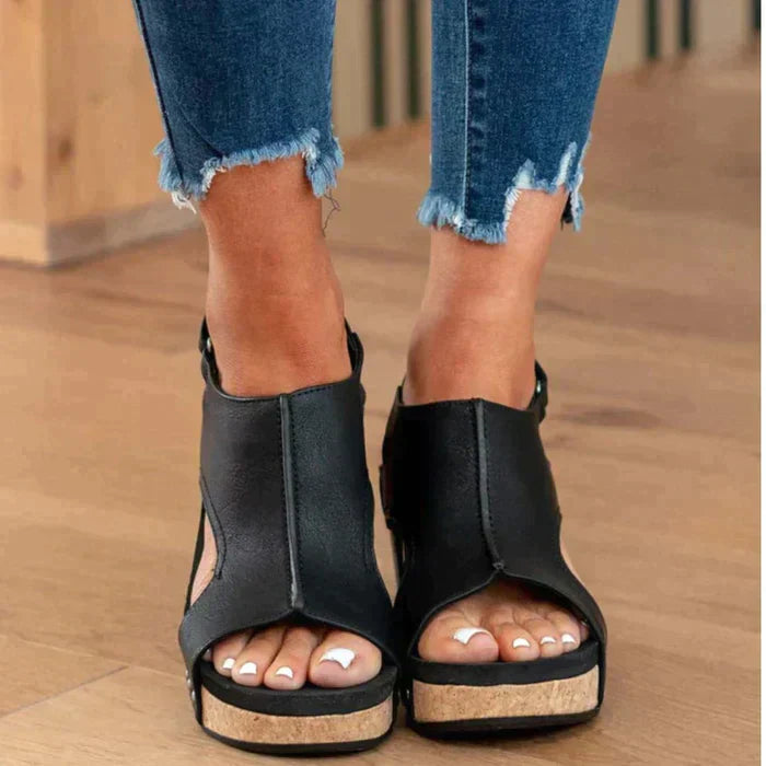 Estelle | Stylish and Comfortable Wedge Heel Sandals