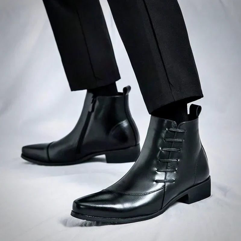 Cathal | Leather Boots