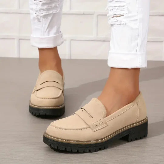 Celia | Stylish Suede Loafers