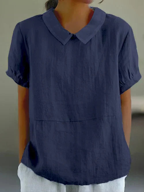 Maya | Relaxed Fit Collared Blouse