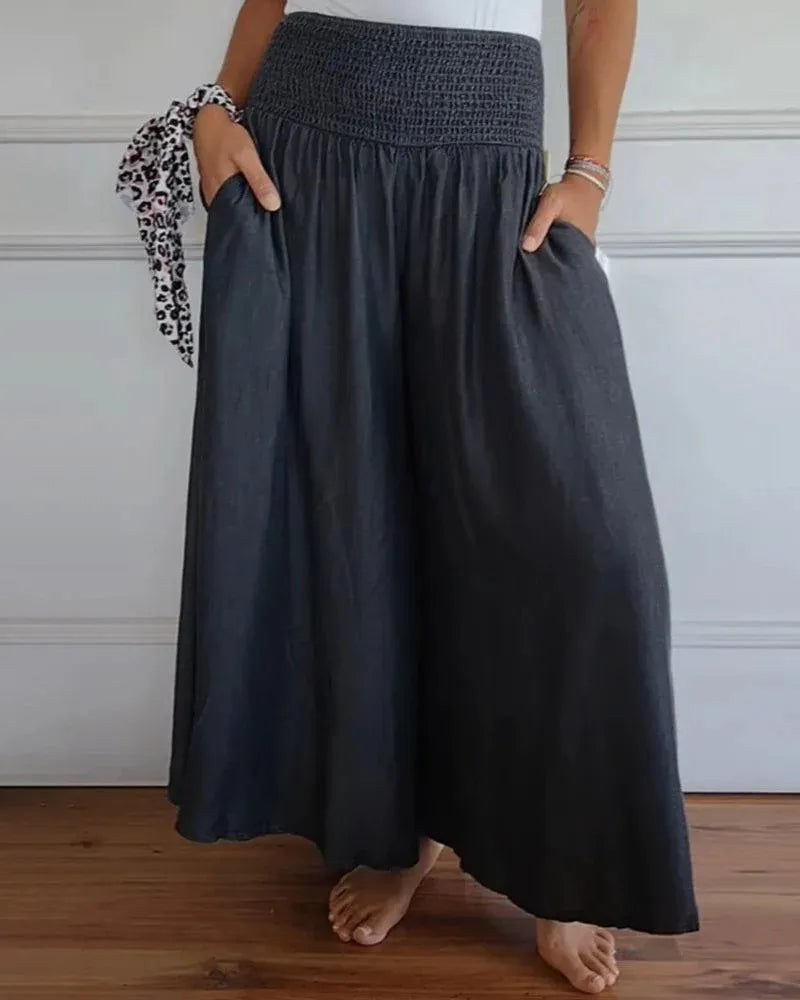 Sienna | High-Waisted Wide-Leg Trousers