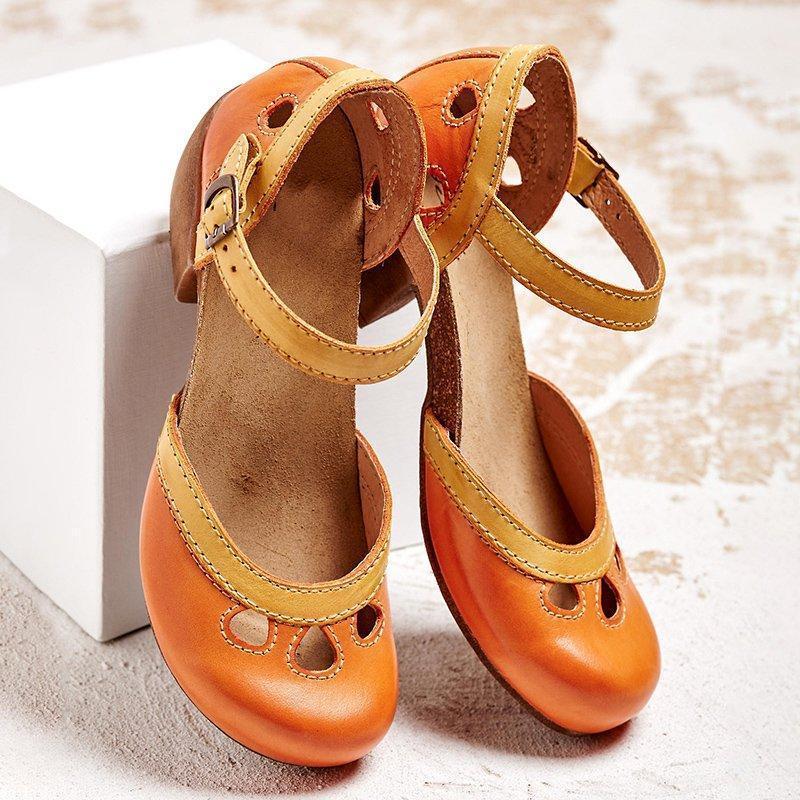 Selene | Orthopedic Sandals with Low Heel
