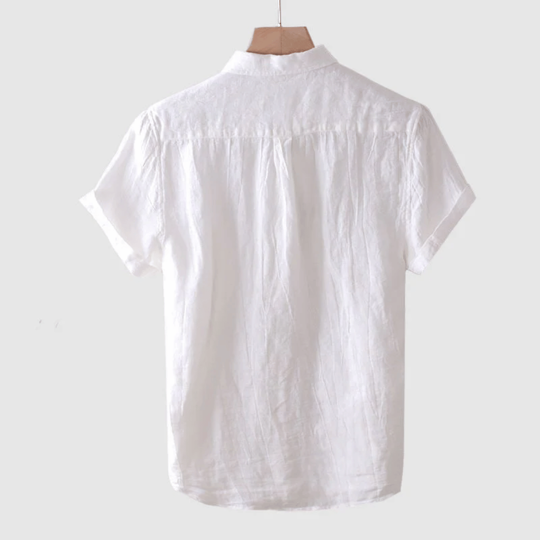 Sean | Short Sleeve Linen Shirt