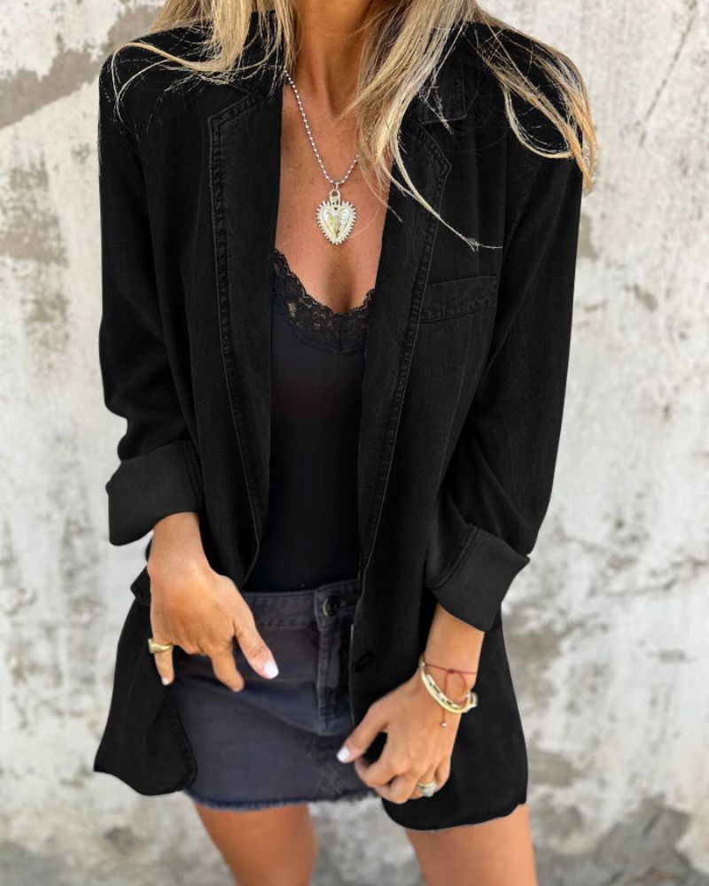 Charlotte | Denim Blazer