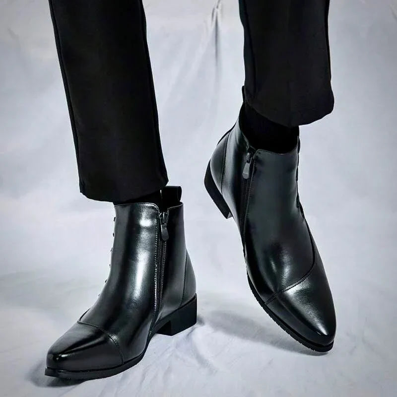 Cathal | Leather Boots