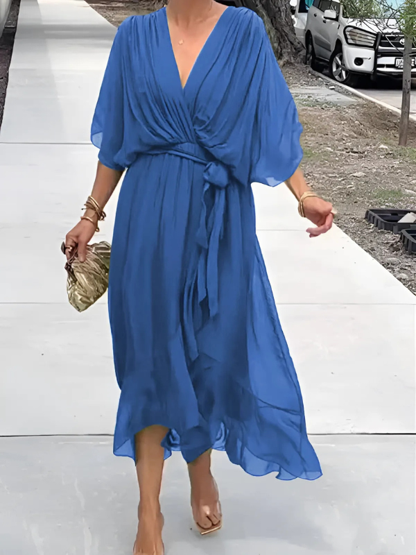 Lorna | Timeless Wrap Midi Dress