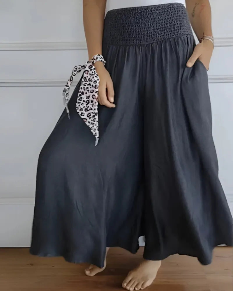 Sienna | High-Waisted Wide-Leg Trousers