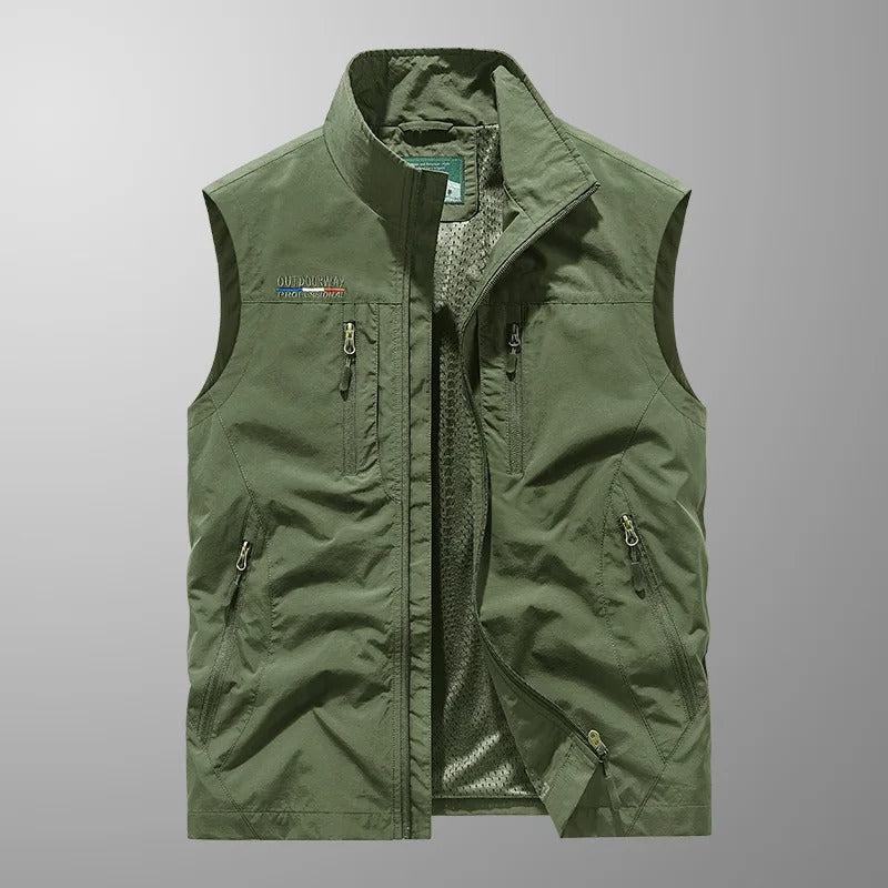 Vincent | Multi-Pocket Breathable Classic Cargo Gilet