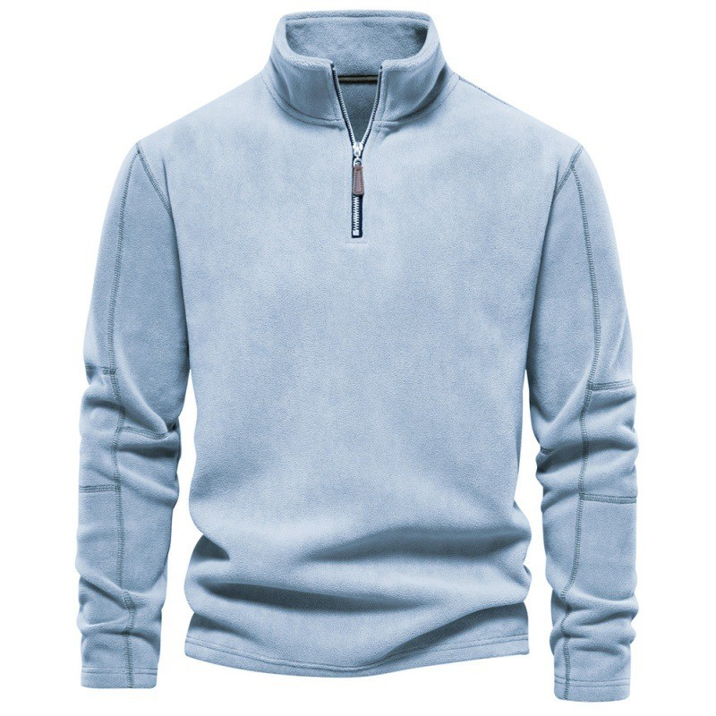 Lorcan | Fleece Pullover with Quarter Zipper