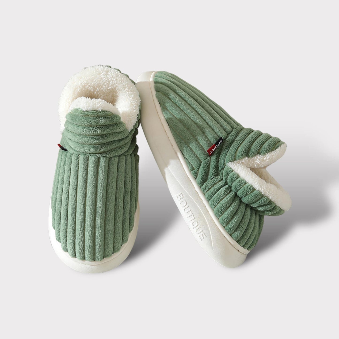 Aurelia | Therapeutic Fluffy Fleece Winter Slippers