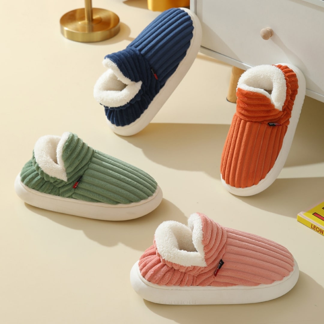 Aurelia | Therapeutic Fluffy Fleece Winter Slippers