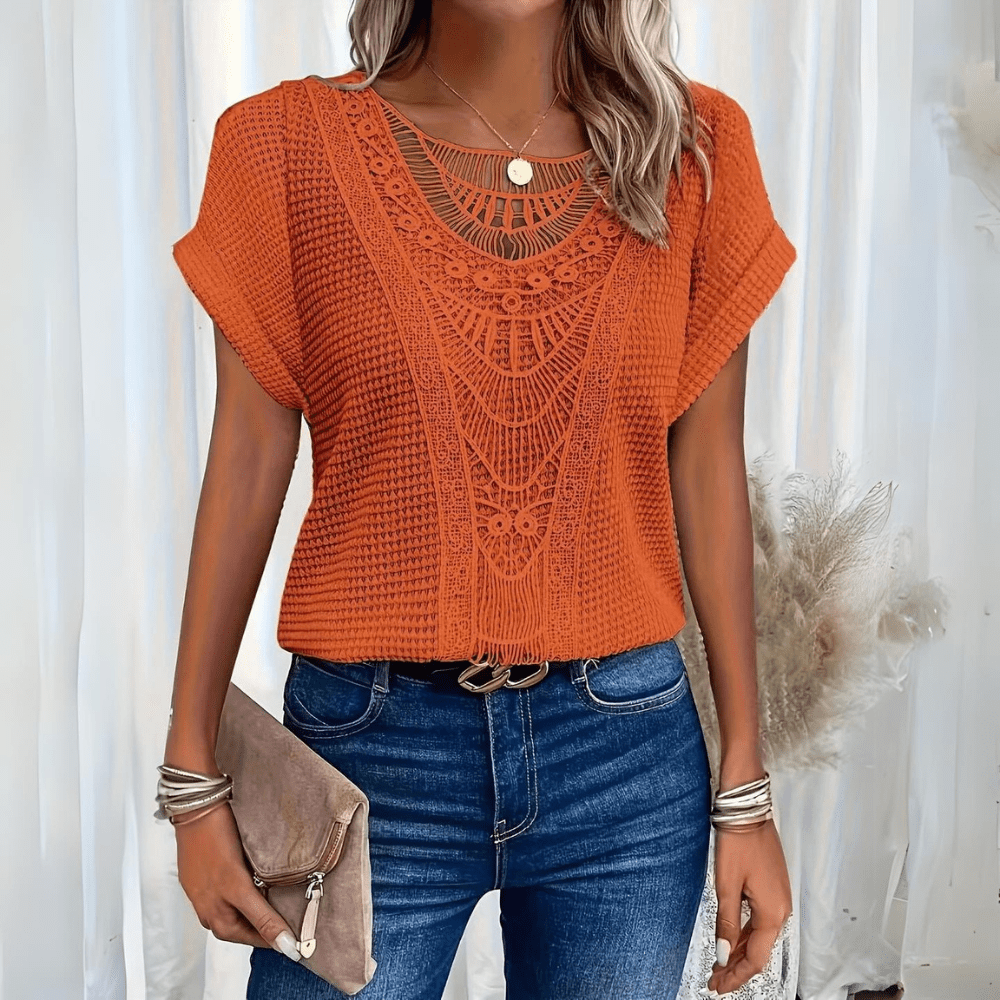 Karine | Elegant Boho Ibiza Blouse