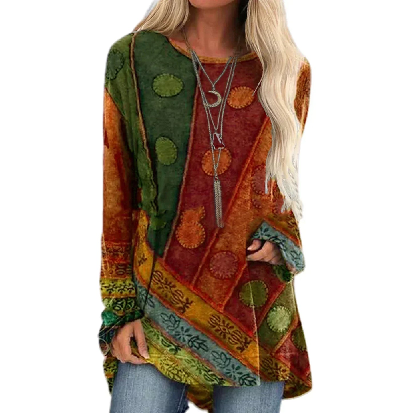 Briony | Boho Long Sleeve Shirt