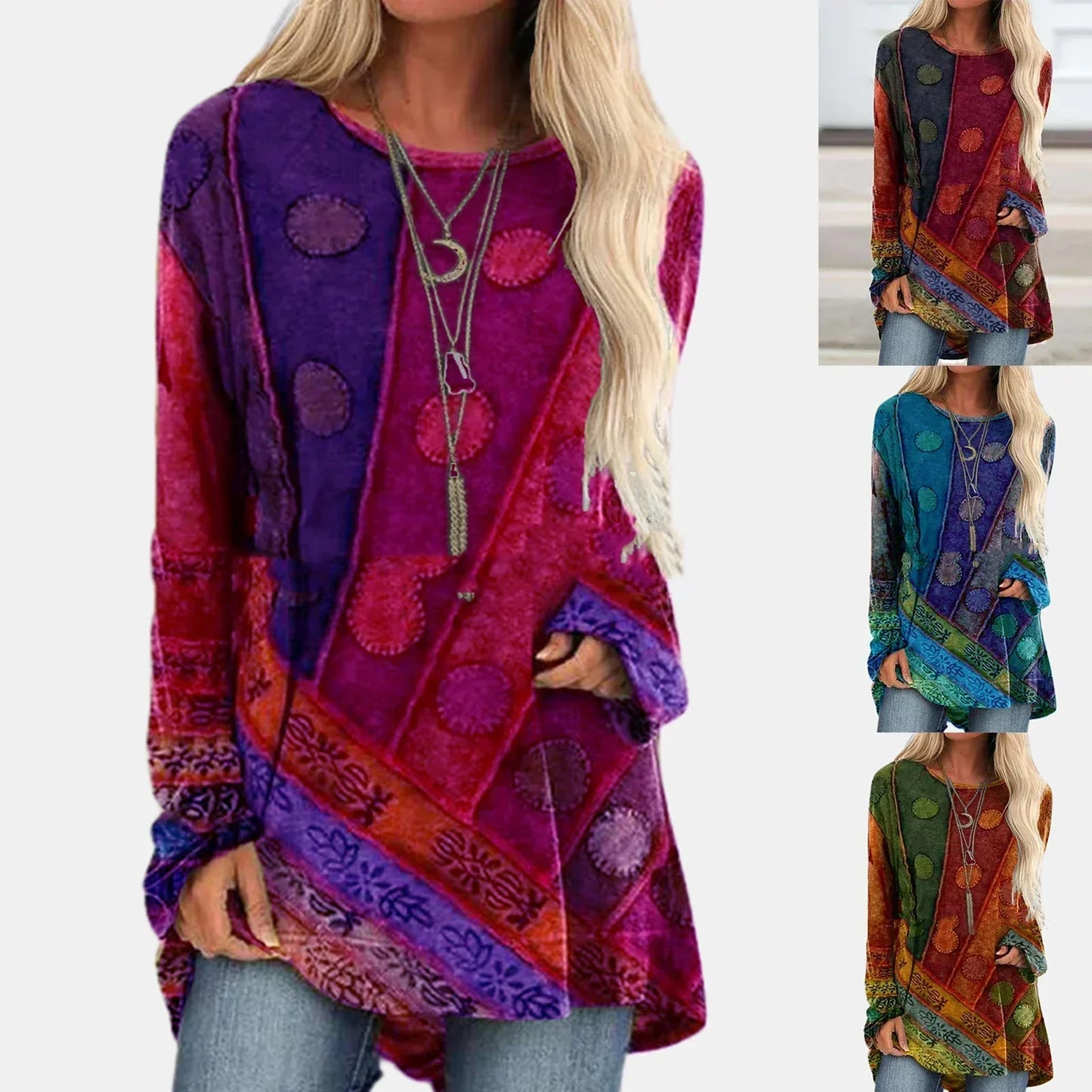 Briony | Boho Long Sleeve Shirt