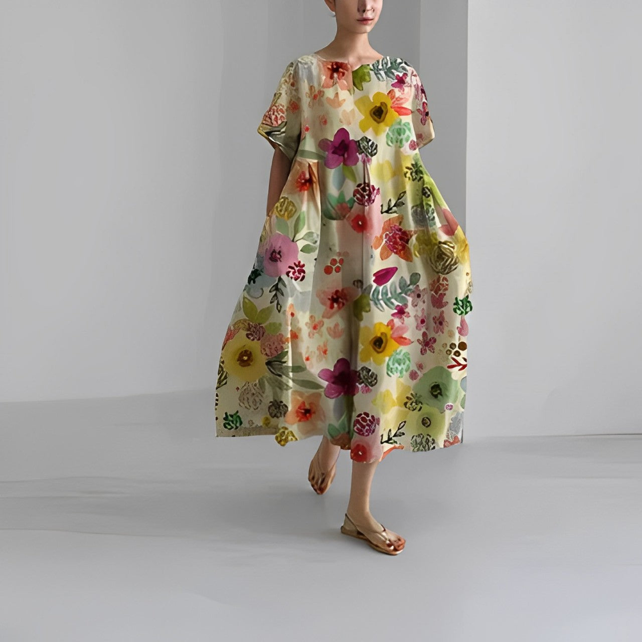 Sophie | Elegant Printed Dress