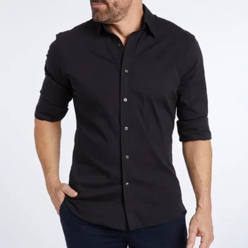 Ronan | Wrinkle-Free Shirt with Zip