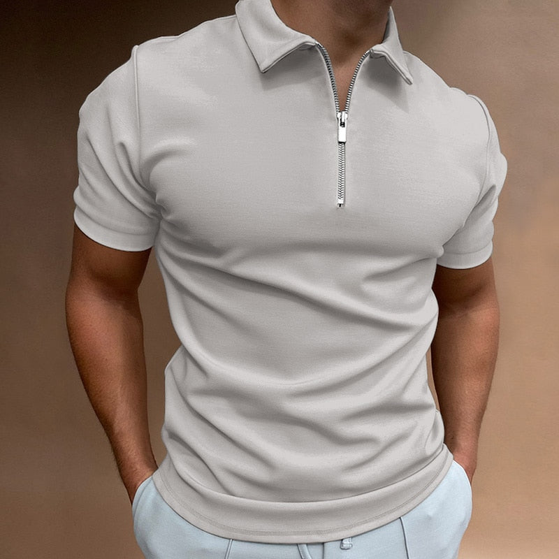 Kieran | Zip-Up Polo Shirt