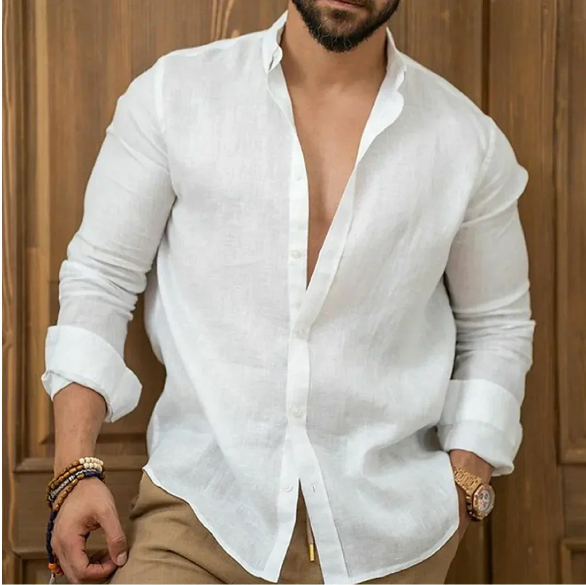 Finn | Linen Beach Shirt
