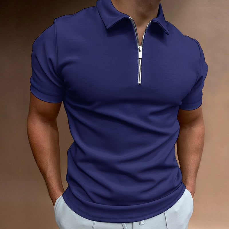 Kieran | Zip-Up Polo Shirt