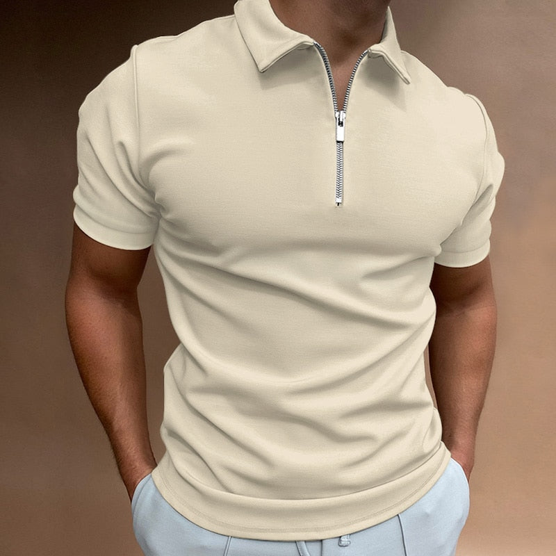 Kieran | Zip-Up Polo Shirt