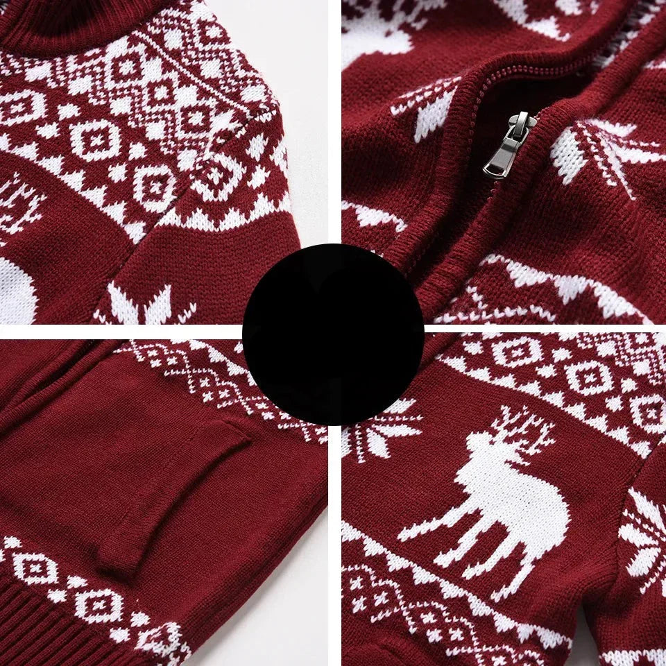 Darragh | Festive Knit Cardigan