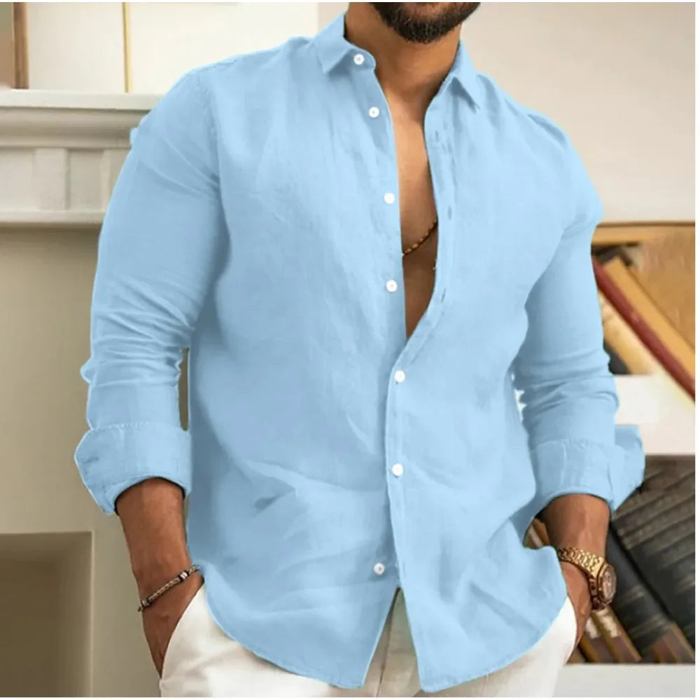 Finn | Linen Beach Shirt