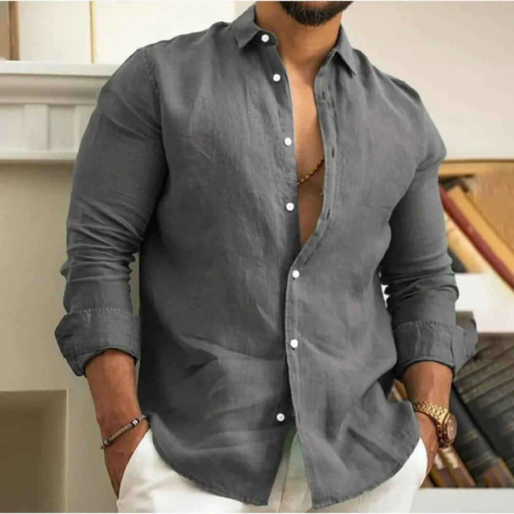 Finn | Linen Beach Shirt