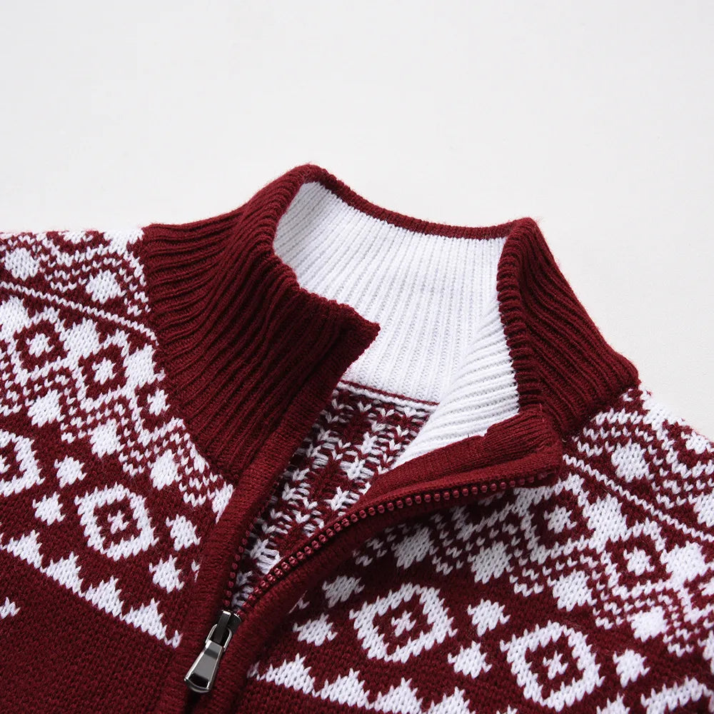 Darragh | Festive Knit Cardigan