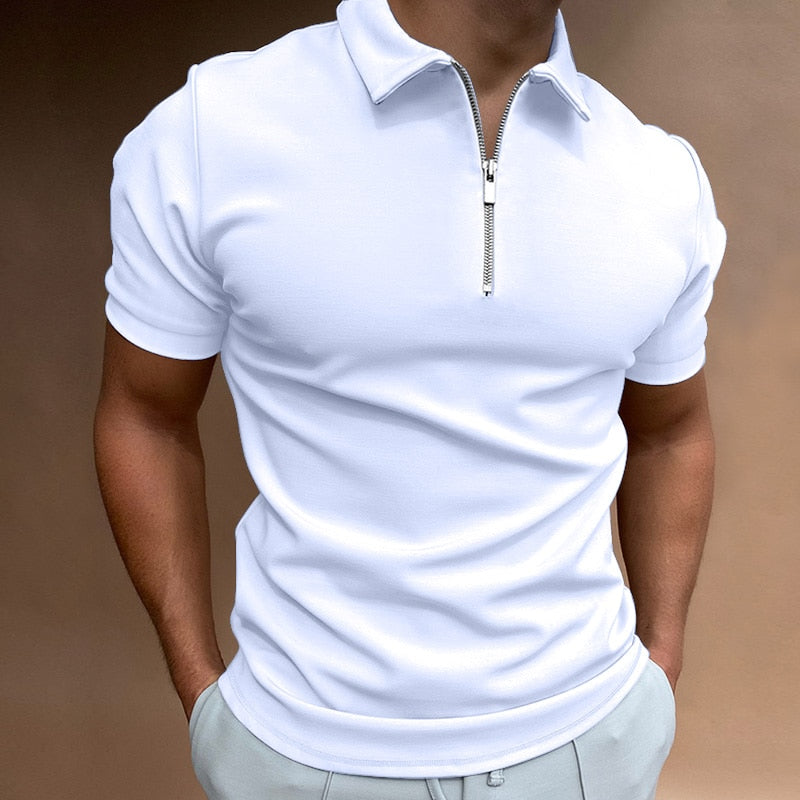 Kieran | Zip-Up Polo Shirt