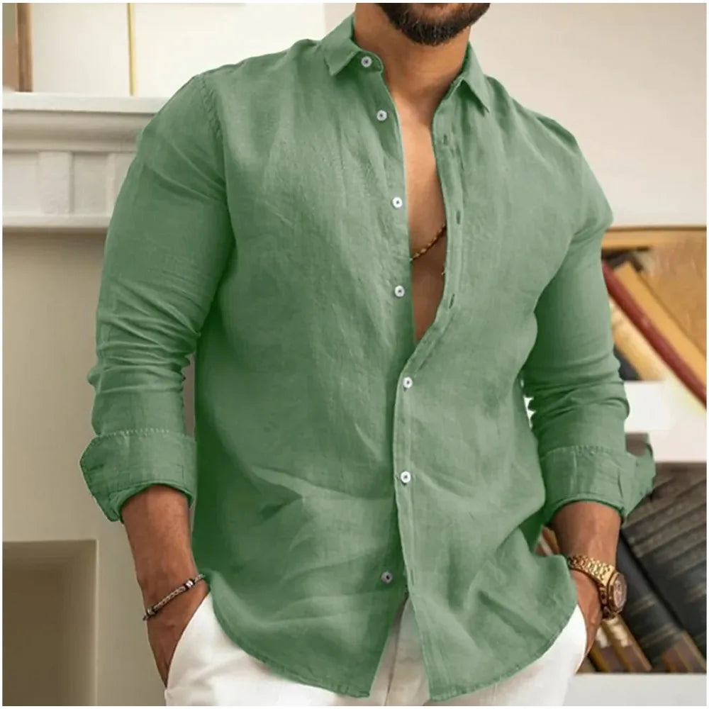 Finn | Linen Beach Shirt