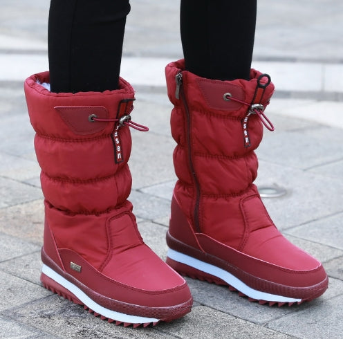 Nerina | Non-Slip Waterproof Faux Fur Snow Boots