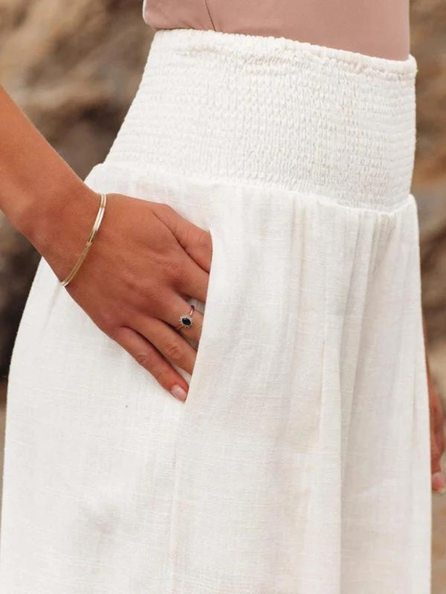 Zayra | Flowing Wide-Leg Beach Pants