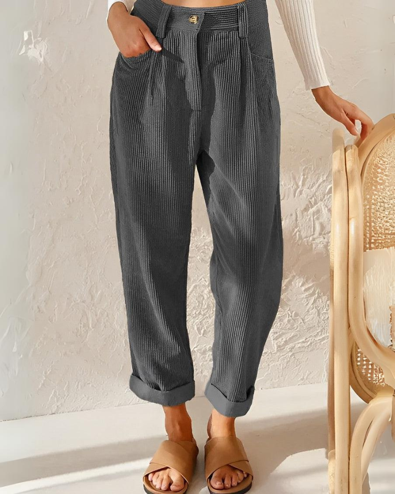 Jolene | Trendy Corduroy Pants